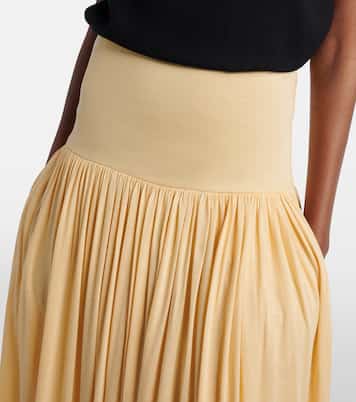 Jupe midi en jersey | Toteme