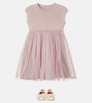 Xewa paneled tulle dress | Donsje