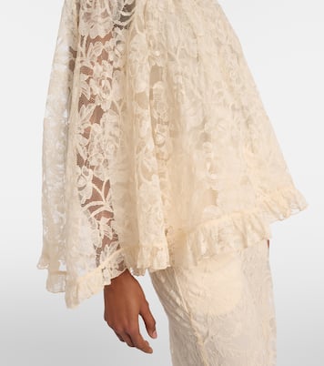 Carousel ruffled lace blouse  | Zimmermann