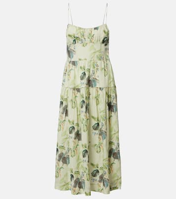 Benoit floral ramie midi dress | Dôen
