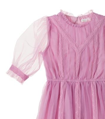 Donna lace-trimmed tulle dress | C'era Una Volta