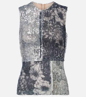 Sequined patchwork top | Maison Margiela
