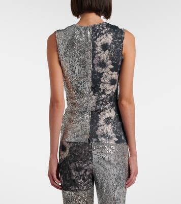 Sequined patchwork top | Maison Margiela