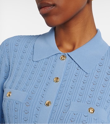 Natalie pointelle top | Rebecca Vallance