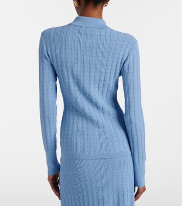 Natalie pointelle top | Rebecca Vallance