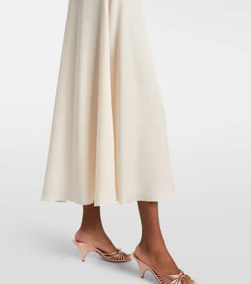 Vestido midi Perla con encaje | Posse