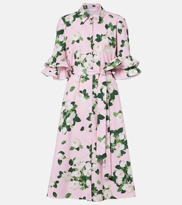 Abito chemisier in misto cotone | Carolina Herrera