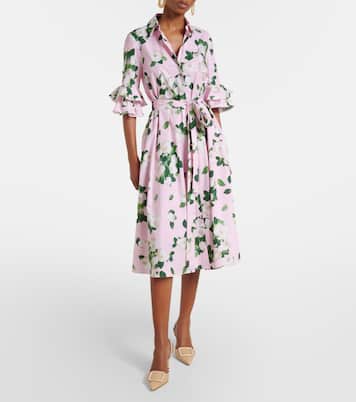 Abito chemisier in misto cotone | Carolina Herrera