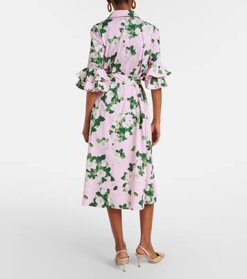 Abito chemisier in misto cotone | Carolina Herrera