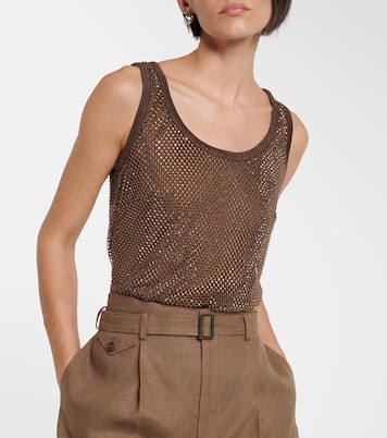 Melony embellished top | Ralph Lauren Collection