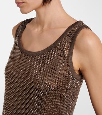 Melony embellished top | Ralph Lauren Collection
