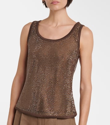 Melony embellished top | Ralph Lauren Collection