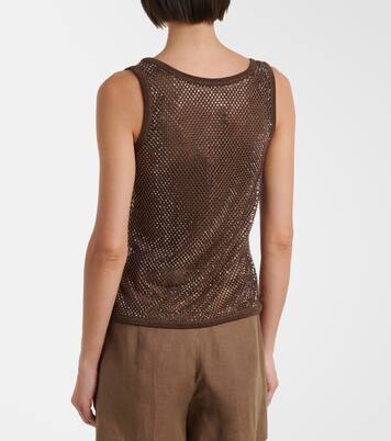 Melony embellished top | Ralph Lauren Collection