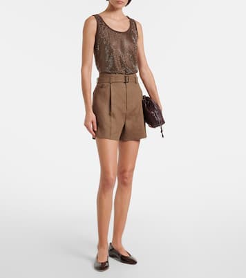 Melony embellished top | Ralph Lauren Collection