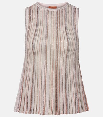 Striped lamé top | Missoni