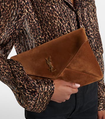 Cassandre suede pouch | Saint Laurent