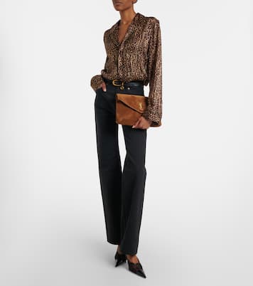 Cassandre suede pouch | Saint Laurent