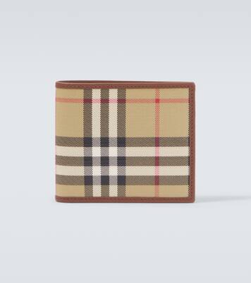 Burberry Check canvas bifold wallet | Burberry