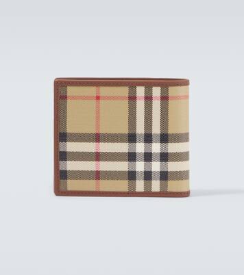 Burberry Check canvas bifold wallet | Burberry