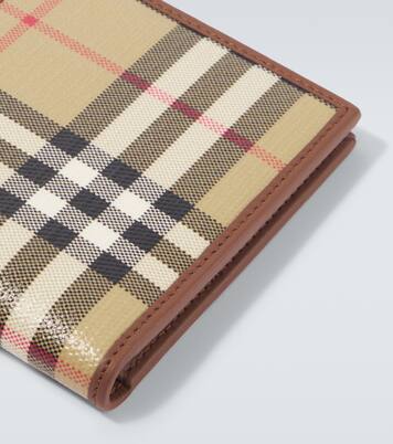 Burberry Check canvas bifold wallet | Burberry
