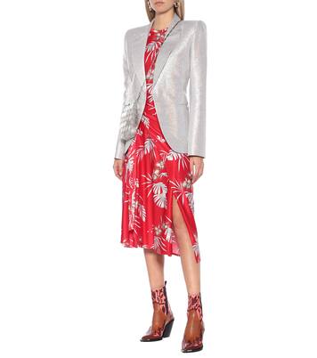 Robe asymétrique imprimée | Rabanne