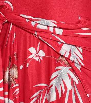 Robe asymétrique imprimée | Rabanne