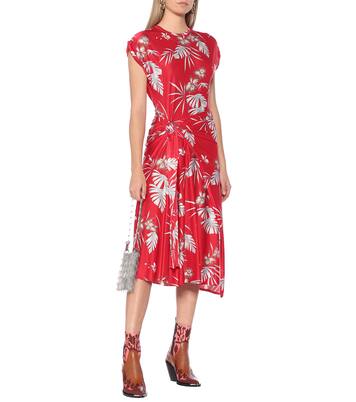 Robe asymétrique imprimée | Rabanne