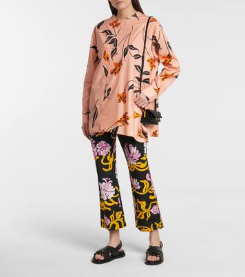 Chemise en coton à fleurs | Marni