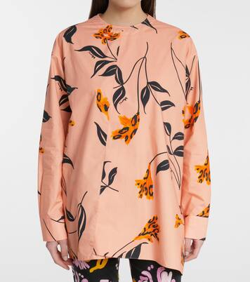 Chemise en coton à fleurs | Marni