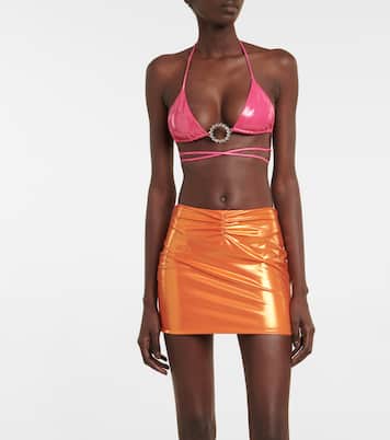 Minirock in Metallic-Optik | Alessandra Rich