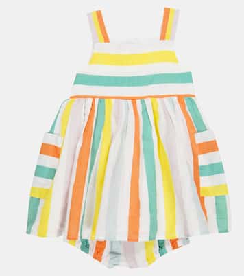 Baby striped dress and bloomers set | Stella McCartney Kids