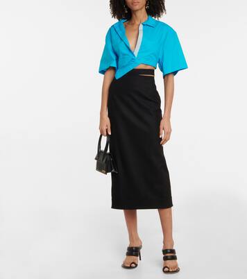 Chemise raccourcie La Chemise Capri | Jacquemus