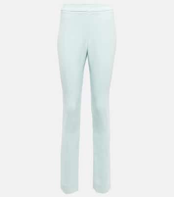 High-Rise-Hose aus Crêpe | Proenza Schouler