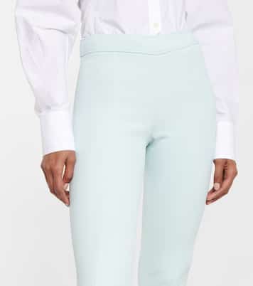 High-Rise-Hose aus Crêpe | Proenza Schouler