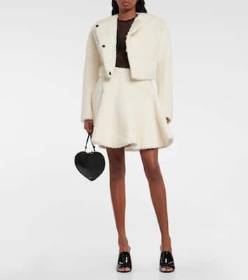 Wool and cotton miniskirt | Alaïa