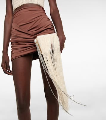 Clutch Lelia in crochet con frange | Magda Butrym