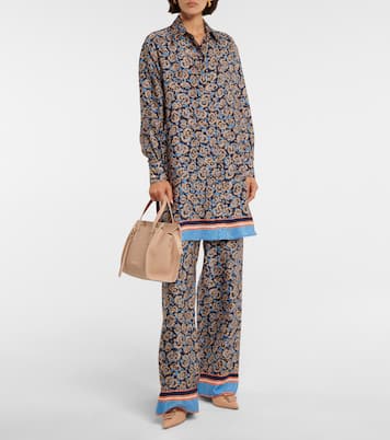 Hemd aus Seiden-Jacquard | Ferragamo