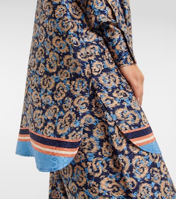 Hemd aus Seiden-Jacquard | Ferragamo