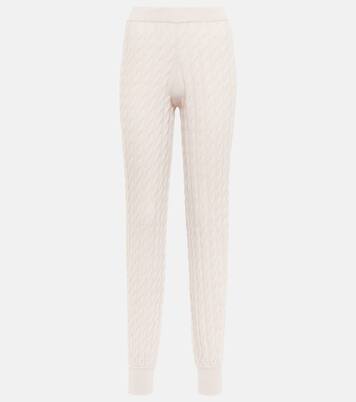 Cable-knit cashmere pants | Jardin des Orangers