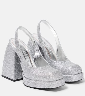 Plateau-Pumps Bulla Jill mit Glitter | Nodaleto