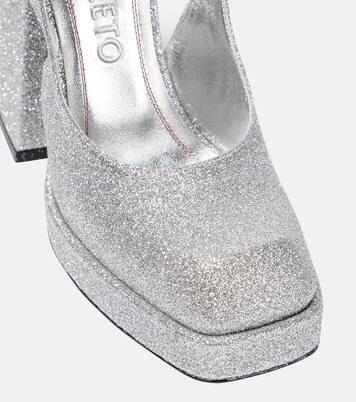 Plateau-Pumps Bulla Jill mit Glitter | Nodaleto