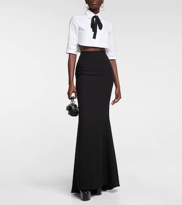 Falda larga de seda | Valentino