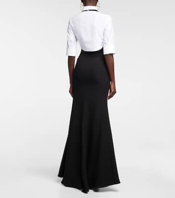 Falda larga de seda | Valentino