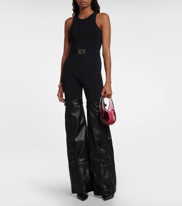 Schultertasche Swipe Mini aus Glas | Coperni