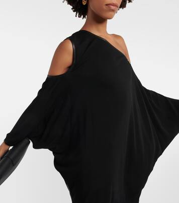 Draped crêpe jersey minidress | Tom Ford