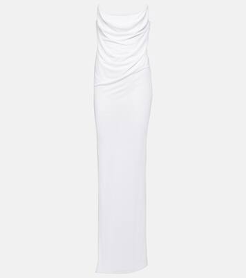 Draped corset jersey gown | Alex Perry