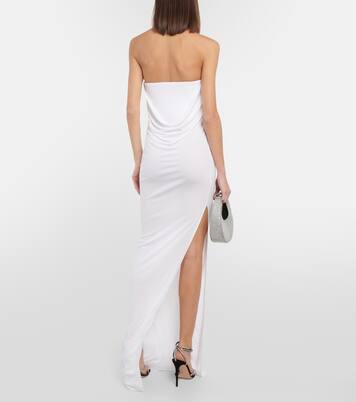 Draped corset jersey gown | Alex Perry