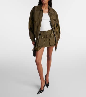 Minirock aus Baumwoll-Twill | Blumarine