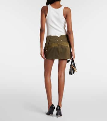 Minirock aus Baumwoll-Twill | Blumarine