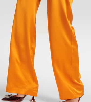 Weite High-Rise-Hose aus Seide | The Sei